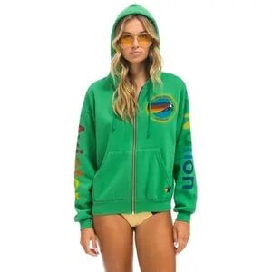 Green Aviator Nation Aspen Hoodie